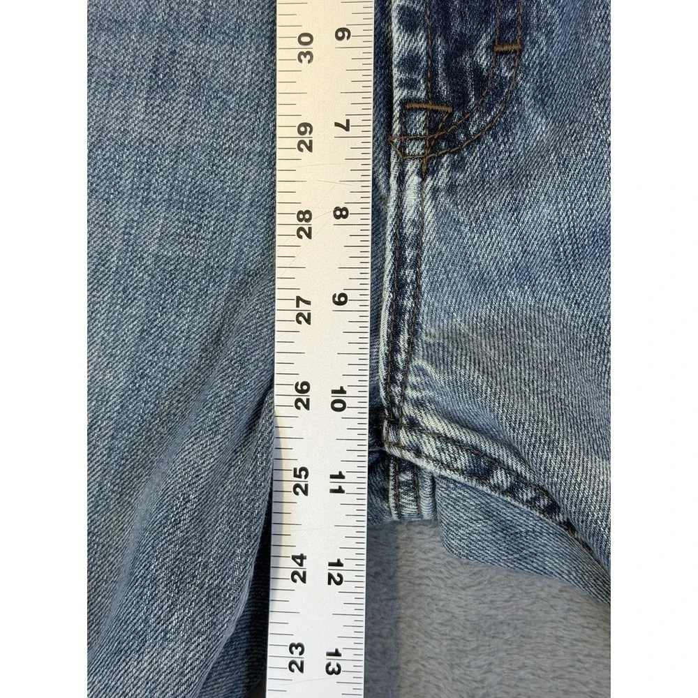 Banana Republic Jeans Mens 35x34 Blue Light Wash Bootcut‎ Regular Mid Rise